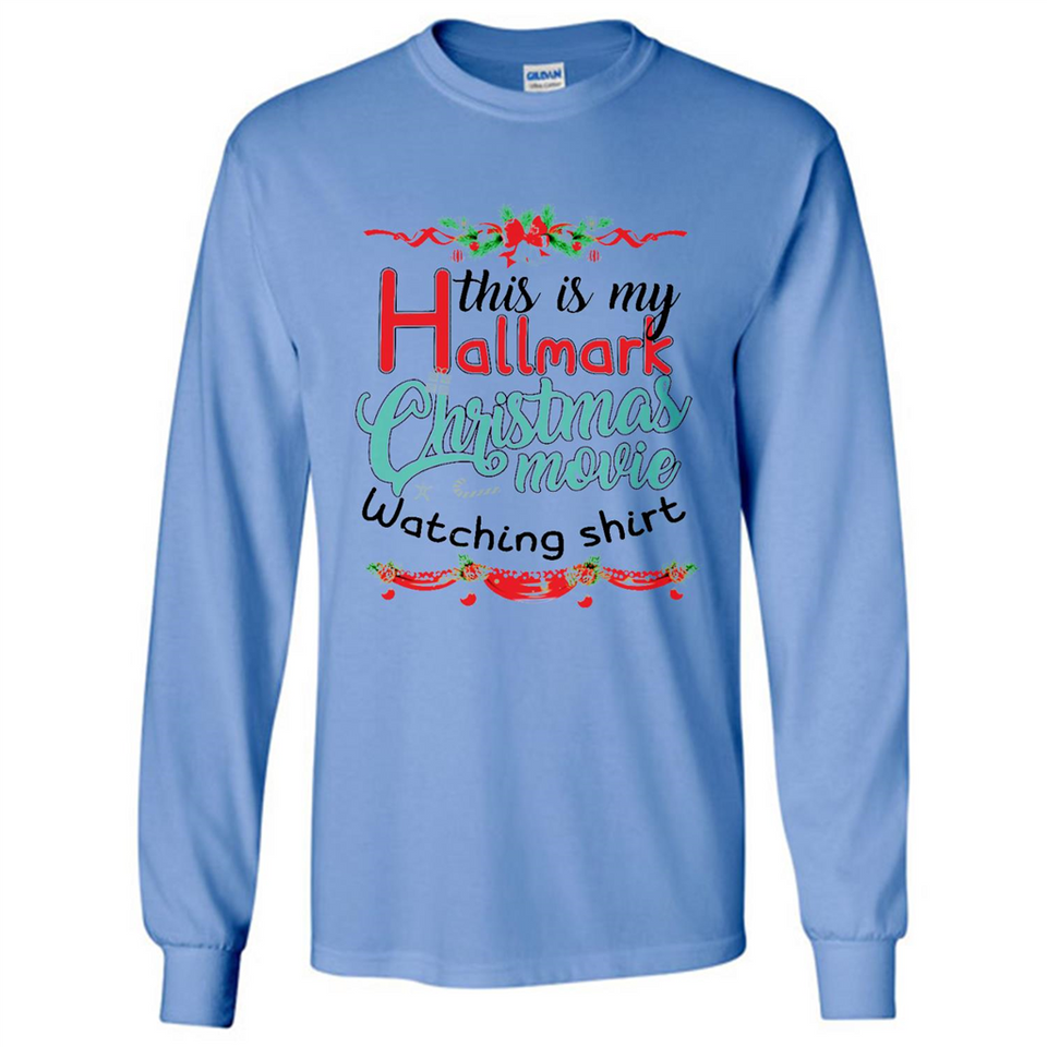 This My Movies Hallmark-Christmas Loves Is T-Shirt - Long Sleeve T-Shirt