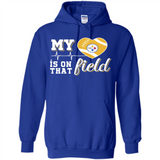 Pittsburgh Steelers Football My Heart is on that Field - Hoodie