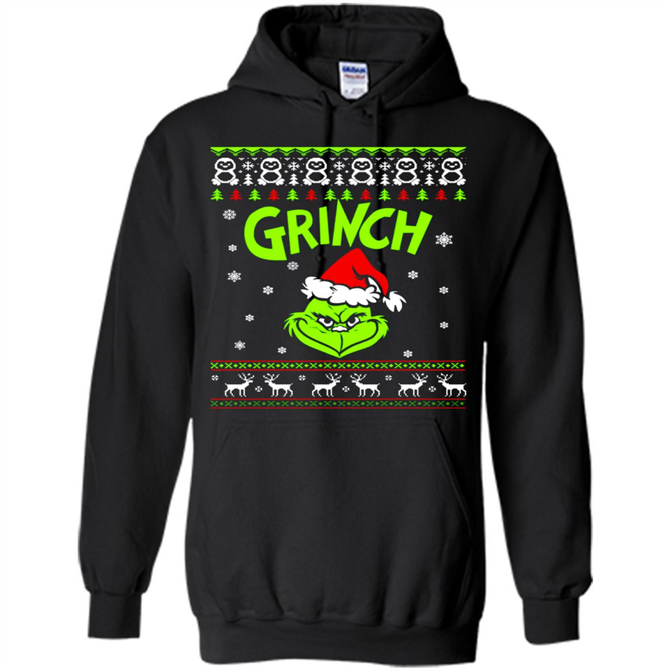 The Grinch Face Christmas - Hoodie