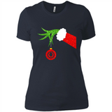 Funny Grinch Hand Holding Oiler Ornament Christmas PING PONG