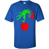 Christmas The Grinch Hand Holding Apple Ornament sweater - Shirt