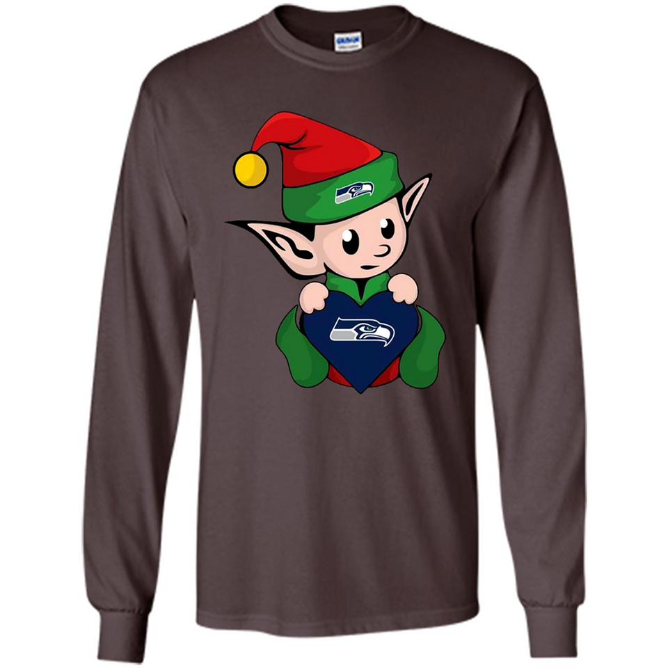 Seattle Seahawks ELF Elves Grinch Santa Claus