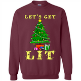 Let’s Get Lit Christmas Drinking sweater PINGPONG