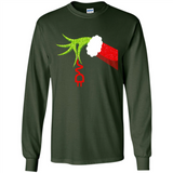 Funny Grinch Hand Holding Electrician Ornament Christmas PING PONG