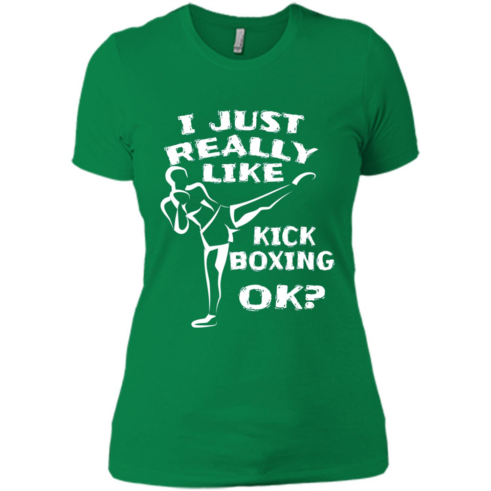 Kick Boxing Shirt Kick Boxer Boxing Workout - Ladies' Boyfriend T-Shirt