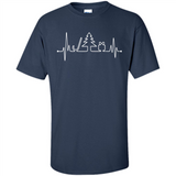 Heartbeat Christmas Tree T-shirt Funny Xmas Costume