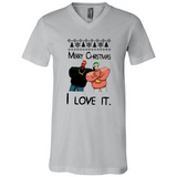 Drake Merry Christmas I love it sweatshirt PINGPONG - Canvas Unisex V-Neck