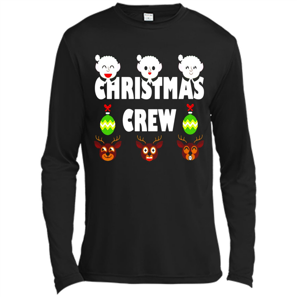 Christmas Crew Gifts Santa Elves Reindeer - Canvas Long Sleeve T-Shirt