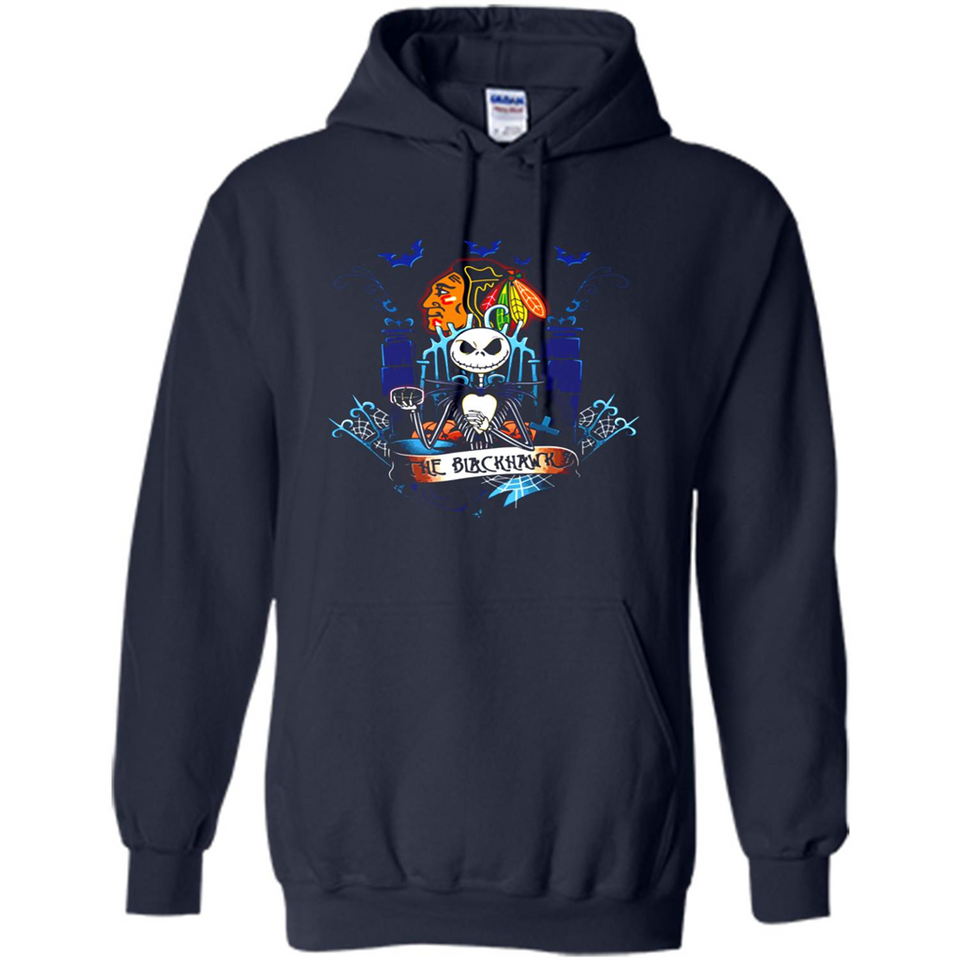 Chicago Blackhawks Halloween The Nightmare Before Christmas - Hoodie