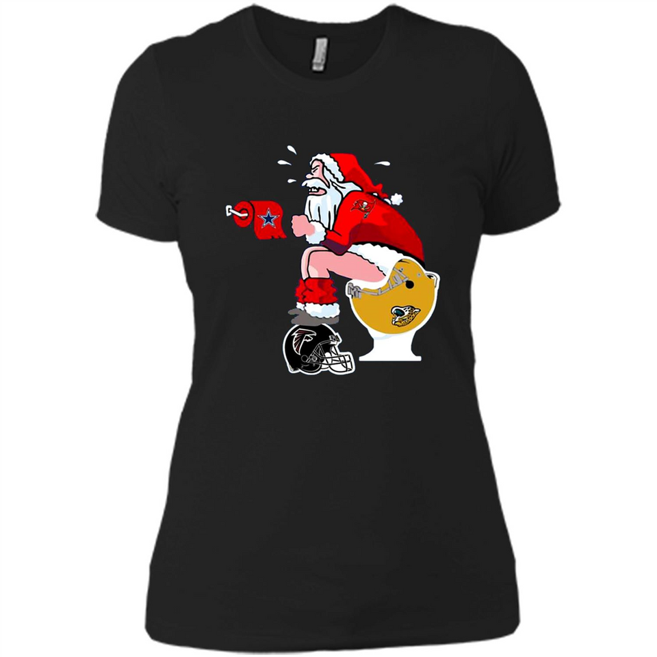 Tampa Bay Buccaneers Santa Claus Toilet