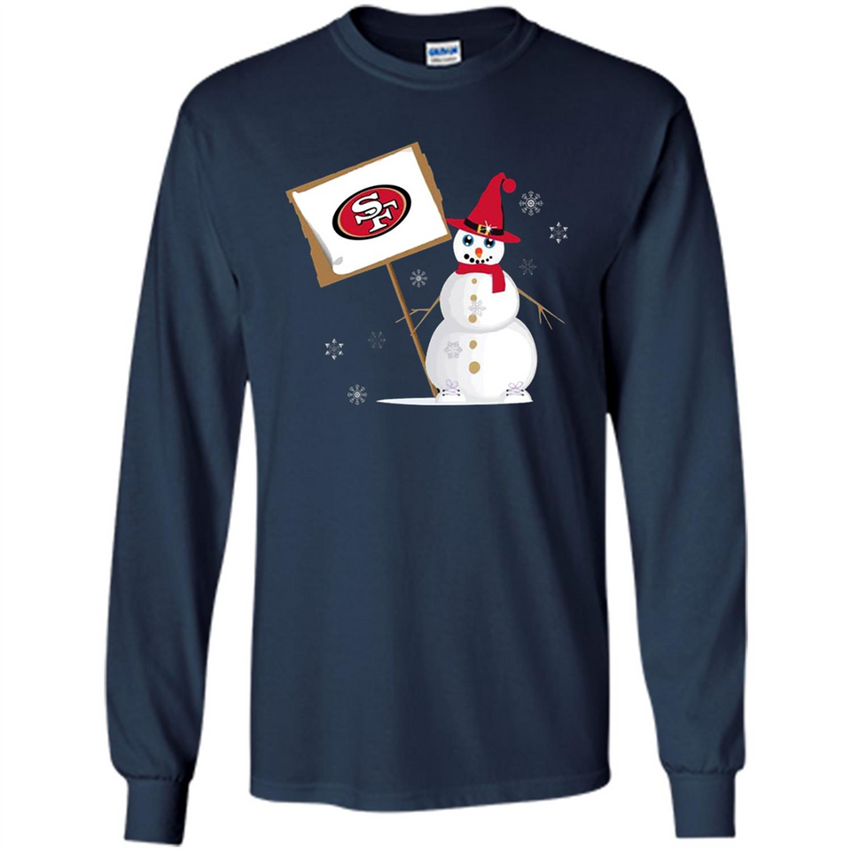 San Francisco 49ers Snowman Funny