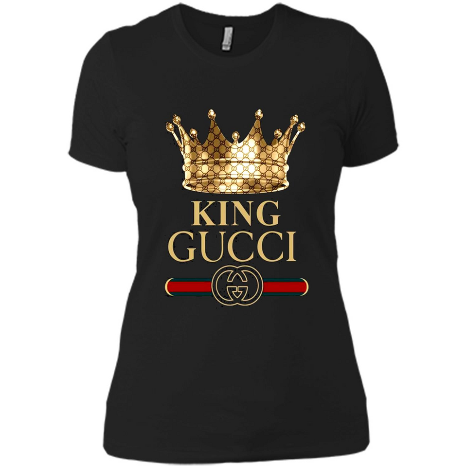 Cover your body with amazing King Crown Gucci Logo Black PING PONG