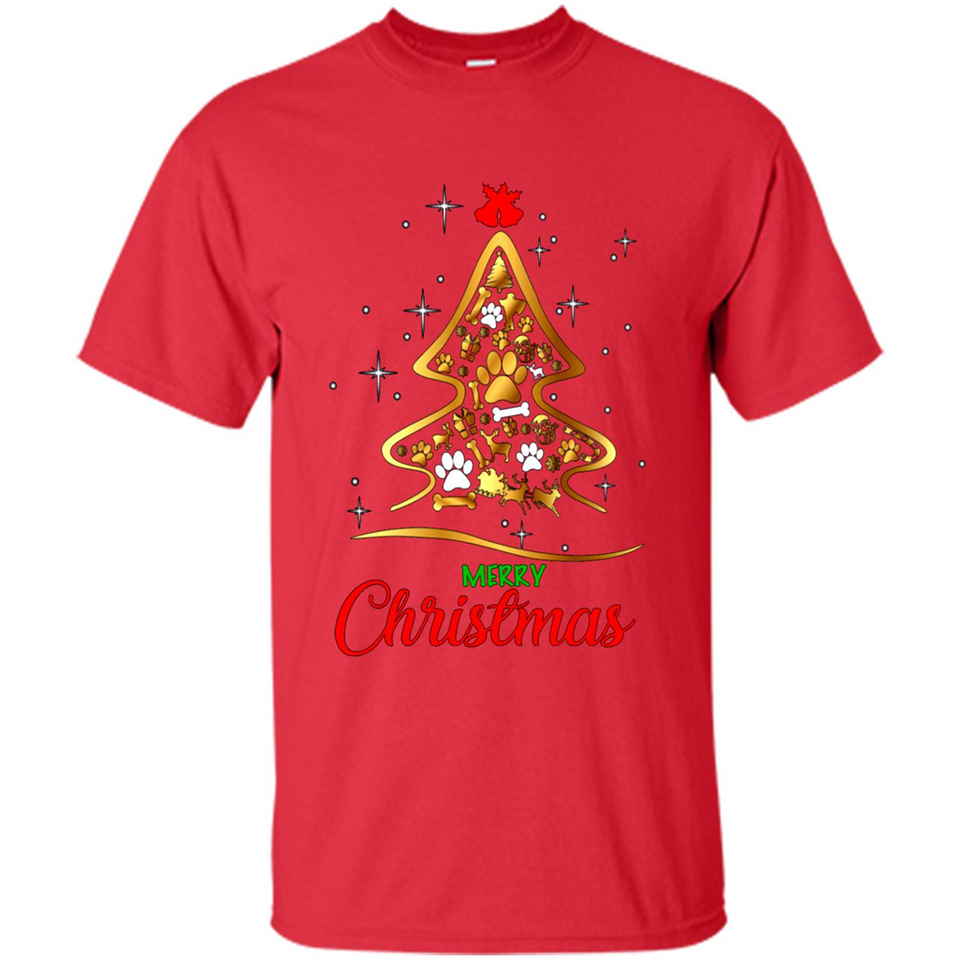 Merry Christmas Dogs Christmas Tree PING PONG