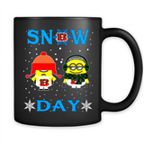 Snow Day Shirt For Cincinnati Bengals Vs Minion Fans pingpong