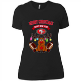 San Francisco 49ers NFL Reindeer Funny Merry Christmas And Happy New Year