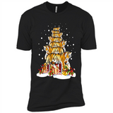 Tiger Christmas Tree Funny Merry Christmas - Premium Short Sleeve T-Shirt