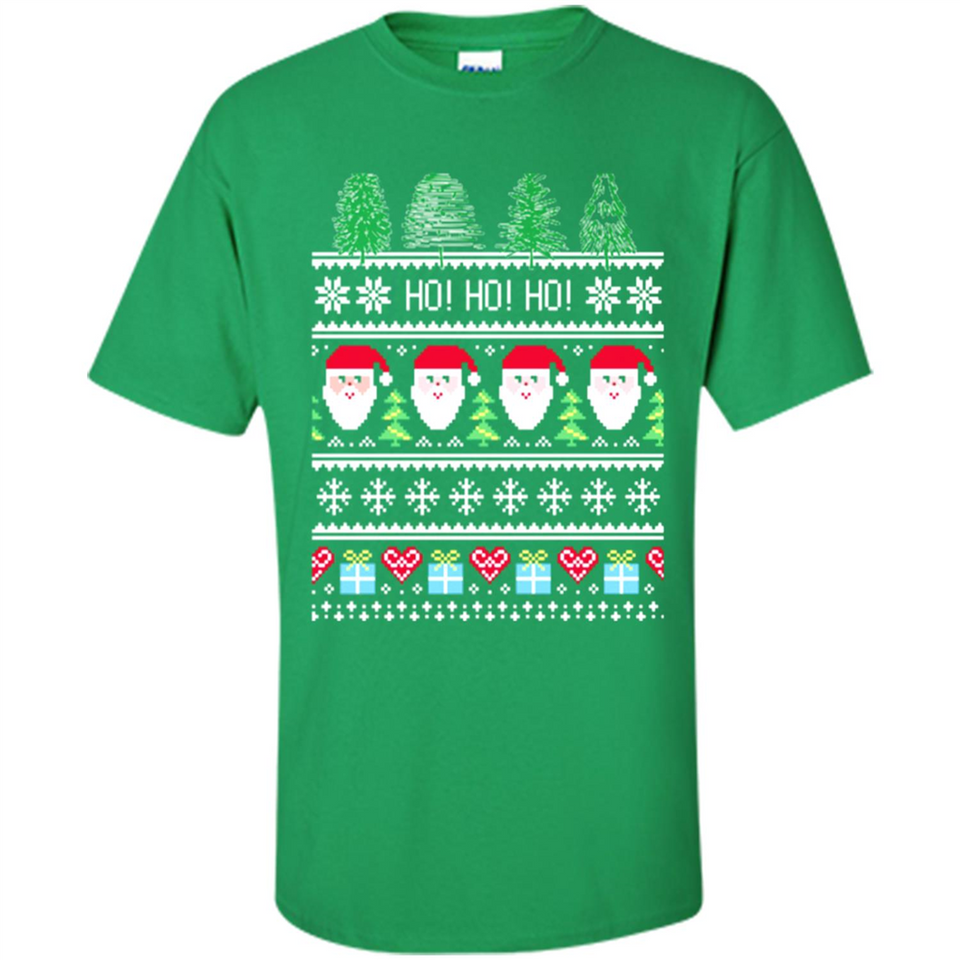 Ugly Merry Christmas Tree Santa Snowflakes
