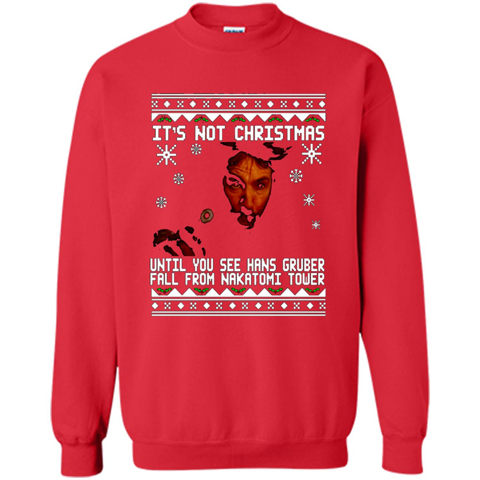 It's Not Christmas Until You See Hans Gruber Fall Ugly Christmas PINGPONG