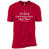 Christmas Tshirt for Women - Christmas Wine