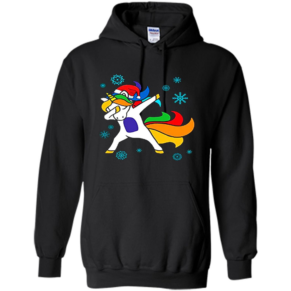 Christmas Dabbing Unicorn - Hoodie