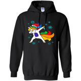 Christmas Dabbing Unicorn - Hoodie