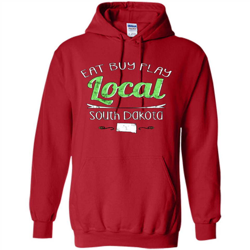 Eat Buy Play Local South Dakota Distressed PING PONG
