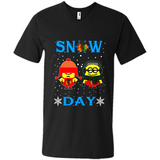 Snow Day Shirt For Chicago Blackhawks Vs Minion Fans pingpong