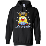 Minion Anaheim Ducks Ugly Christmas Sweater Let it Snow - Hoodie