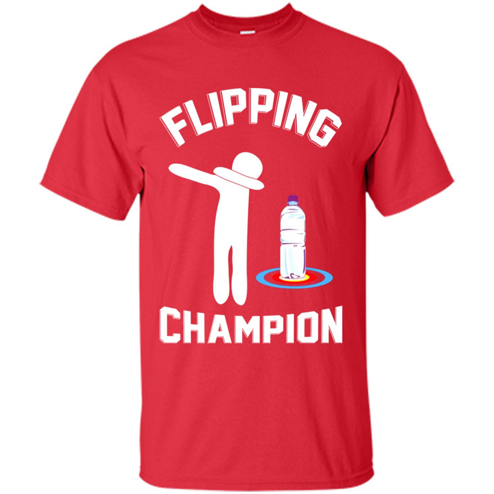Water Bottle Flipping Tshirt Dabbing Flipping Champion - Shirt