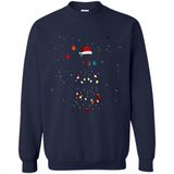 Doberman Santa Lights Christmas Dog Xmas Sweatshirt - Sweatshirt