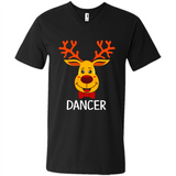 Dancer Santa Claus Funny Xmas Holiday T-Shirt - Men's V-Neck