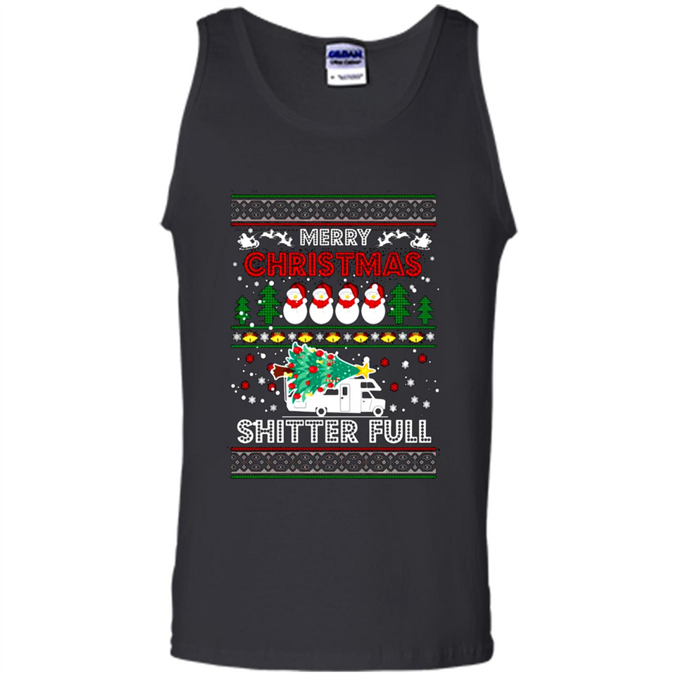 Merry Christmas Shitter Full Christmas Tree Snowman PING PONG