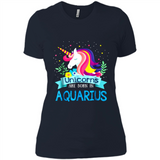 Unicorns are born in Aquarius Birthday Rainbow Gift Custom Ultra Cotton