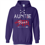 Aunt Shirt Buffalo Plaid Family Camp Bear Tee - Hoodie