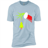 Funny Grinch Hand Holding Christmas Tree Ornament Christmas PING PONG