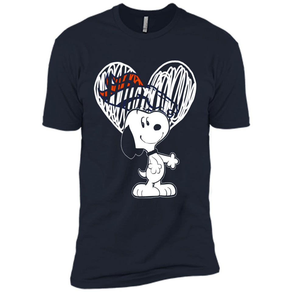 I LOVE DENVER BRONCOS SNOOPY IN MY HEART NFL