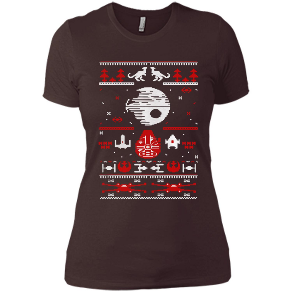 Star Wars Ugly Christmas Sweater - Ladies' Boyfriend T-Shirt
