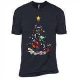 Merry And Bright Plumber Christmas Tree Shirt PINGPONG - Premium Short Sleeve T-Shirt