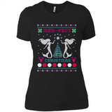 Mermaid Mer-Fect Ugly Christmas Sweater - Ladies' Boyfriend T-Shirt