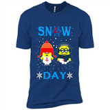 Snow Day Shirt For Houston Rockets Vs Minion Fans pingpong