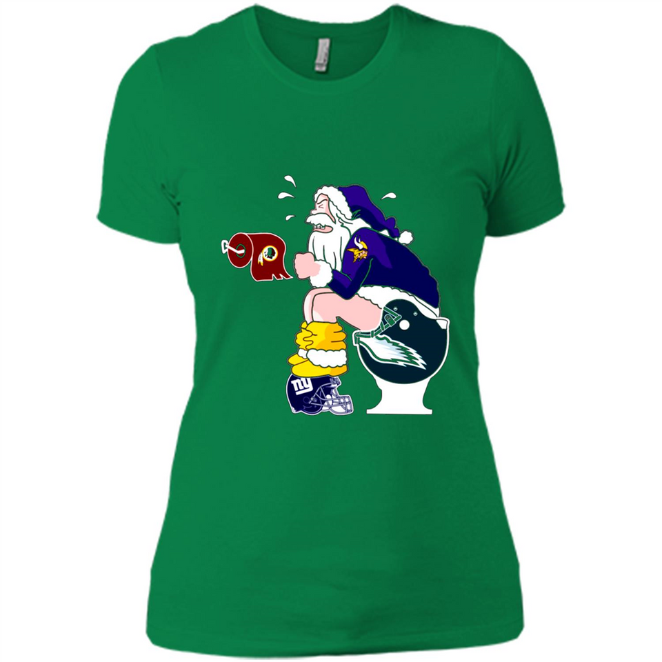 Minnesota Vikings Toilet Santa Claus PINGPONG