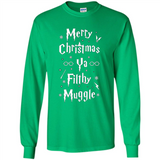 Merry Christmas Ya Filthy Muggle Christmas Sweatshirt PINGPONG