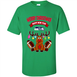 Seattle Seahawks NFL Reindeer Funny Merry Christmas And Happy New Year