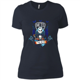 Brooklyn Nets Halloween The Nightmare Before Christmas - Ladies' Boyfriend T-Shirt