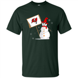 Tampa Bay Buccaneers Snowman Funny
