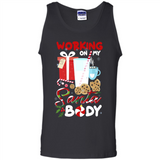 Working On My Santa Body Funny Christmas Gift Sleeve Xmas - Tank Top