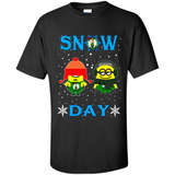Snow Day Shirt For Boston Celtics Vs Minion Fans pingpong