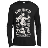 Kungfu Martial Arts Fight Apparel - Canvas Long Sleeve T-Shirt