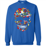 Skull Christmas Decorations Merry Xmas T-Shirt - Sweatshirt