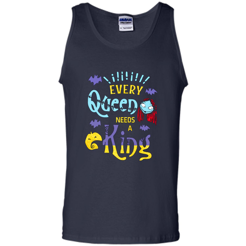 Nightmare Before Christmas Shirt - Sally Glitter Shirt - Every Queen needs a King PINGPONG